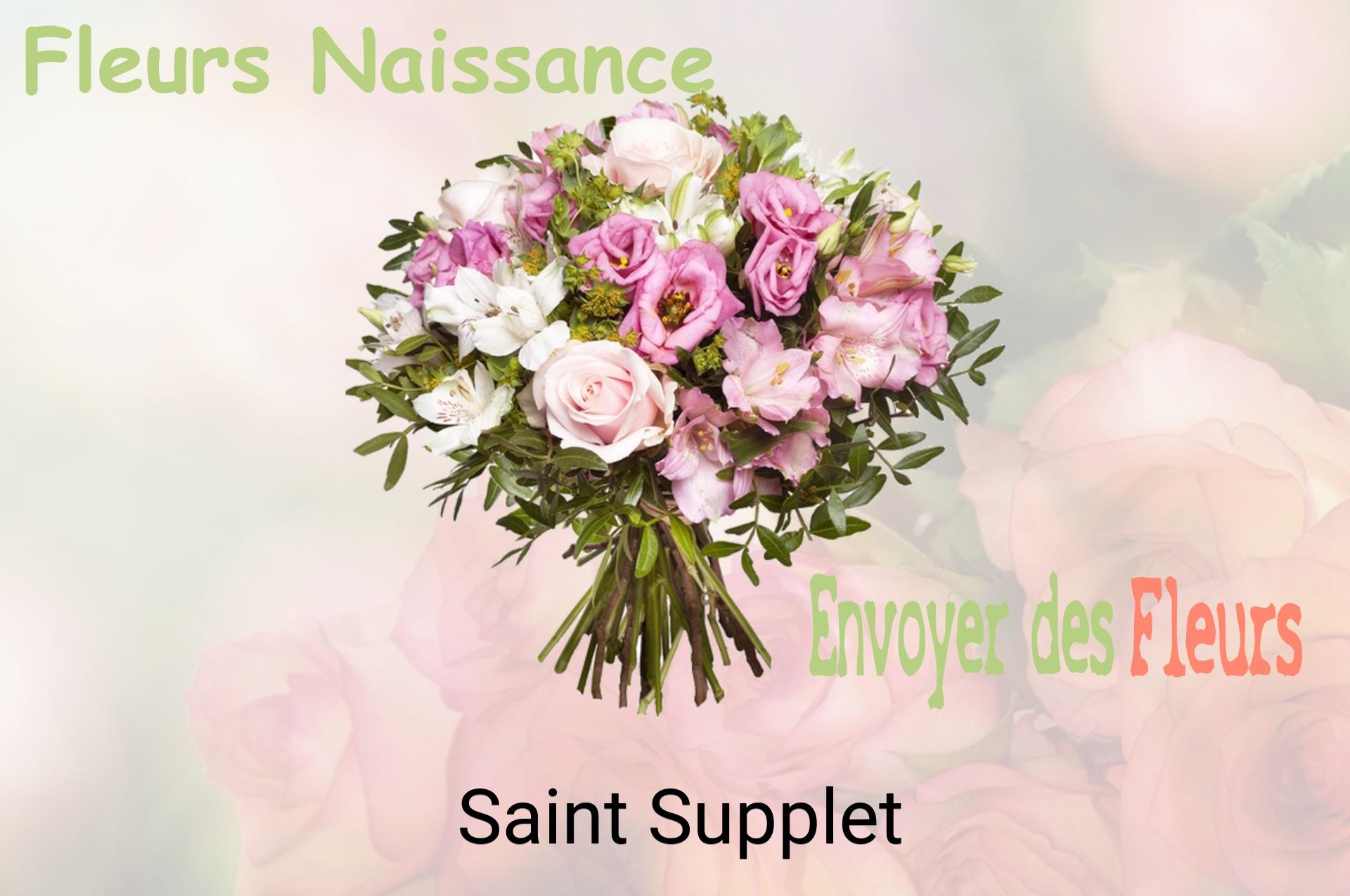 Bouquet de fleurs de naissance livré à Saint-Supplet
